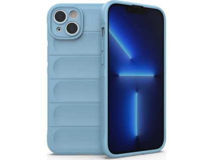 Pouzdro Magic Shield Case pro iPhone 14 Plus, flexibilní, světle modré