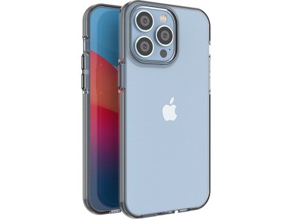 Silikonový kryt Spring Case pro iPhone 14 Pro Max s rámečkem černý