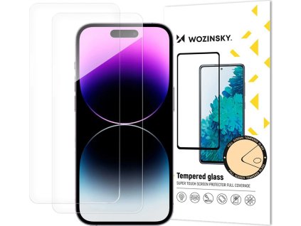 Tvrdené sklo Wozinsky pre iPhone 17 Pro Max / 16 Pro Max, 2 kusy