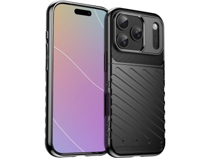 Kryt Thunder pre iPhone 17 Pro Max – čierny
