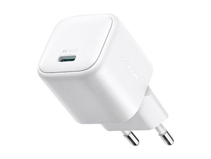 Joyroom JR-TCG15 Mini 30W GaN USB-C nástenná nabíjačka - biela