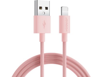 Dátový kábel Joyroom Colorful S-2030M13 USB-A / Lightning 2,4A 2 m - ružový