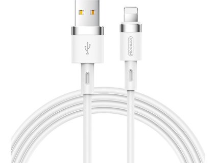 Dátový kábel Joyroom s tekutým silikónom N2 USB-A / Lightning 2,4A 1,2 m - biely