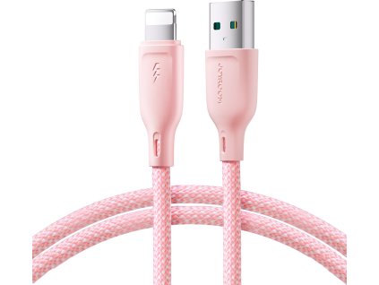 Kabel Joyroom Multi-Color Series S-A34 USB-A / Lightning 3A 1m - růžový
