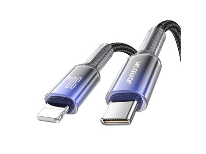 Kabel Joyroom S-A42 Crystal-Clear Series 30W USB-C - Lightning 1,2 m - černý