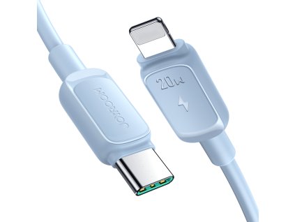Kábel Joyroom Multi-Color Series A14 USB-C / Lightning 20W 1,2 m - modrý