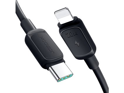 Kábel Joyroom Multi-Color Series A14 USB-C/Lightning 20W 1,2 m - čierny