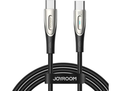 Kabel Joyroom Star-Light řady SA27-CC5 USB-C / USB-C 100W 1,2 m - černý