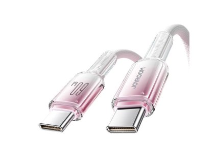 Kabel Joyroom S-A42 Crystal-Clear Series 60W USB-C - USB-C 1,2 m - bílý