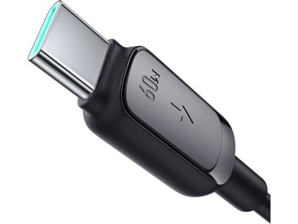 Kábel Joyroom Multi-Color Series A14 USB-C / USB-C 60W 1,2 m - čierny