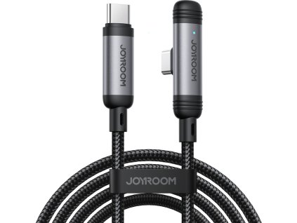 Kábel Joyroom S-A56 EnjoyX Series 90° USB-C - USB-C 60W 1,2 m - čierny