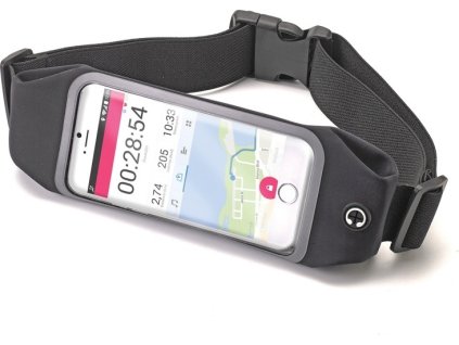 Sportovní neoprénové pouzdro CELLY RunBelt View, pro telefony do 4.7", černé