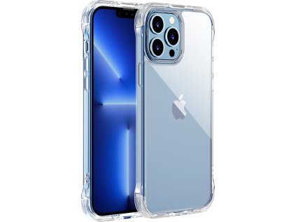 Pouzdro Joyroom Defender Series pro iPhone 13 Pro, robustní pouzdro s háčky a stojánkem, průhledné (JR-BP955)