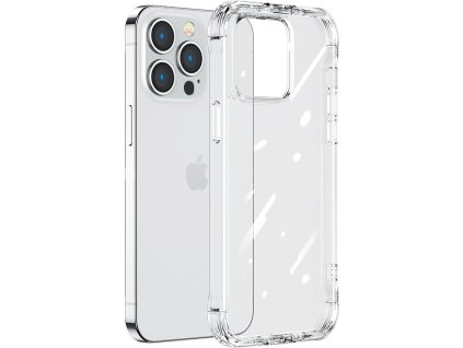 Pouzdro Joyroom Defender Series pro iPhone 14 Pro, obrněné, s háčkem a stojánkem, průhledné (JR-14H2)