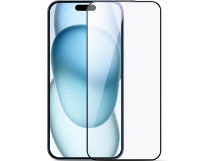 Tvrdené sklo Joyroom JR-MLG0285 2.5D s ochranou proti modrému svetlu a prachu s čiernym rámom pre iPhone 16 Pro