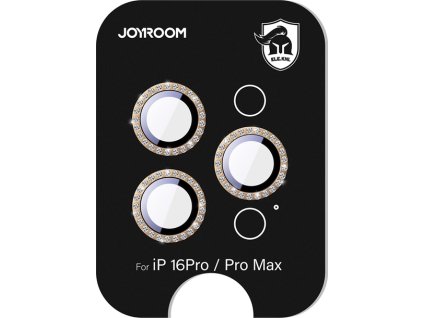 Ochranné sklo Joyroom JR-MSJ0310 pre iPhone 16 Pro/16 Pro Max s šošovkami – hnedé