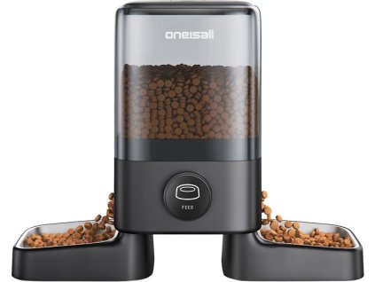Dvojitý inteligentní dávkovač krmiva 5 l Oneisall PF09