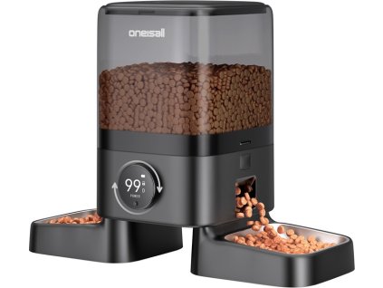 Dvojitý inteligentný dávkovač krmiva 5 l Oneisall PF10