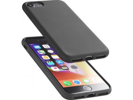 Ochranný silikonový kryt Cellularline Sensation pro Apple iPhone 7/8/SE (2020/2022), černý