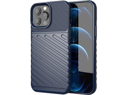 TPU puzdro Thunder Case Flexibilné, odolné a pevné pre iPhone 13 Pro Max modré
