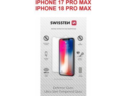 OCHRANNÉ TEMPEROVANÉ SKLO SWISSTEN PRE APPLE IPHONE 17 PRO MAX RE 2,5D