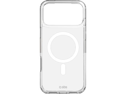 Pouzdro SBS Extreme Mag s technologií D3O pro iPhone 17 Pro Max - průhledné
