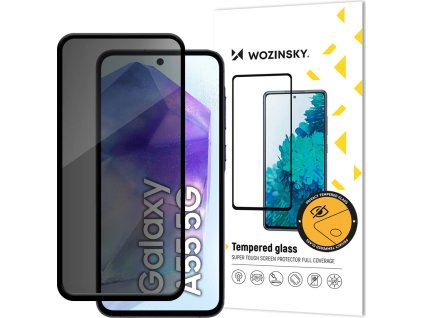 Tvrzené sklo Wozinsky Privacy Glass pro Samsung Galaxy S25 s filtrem soukromí Anti Spy