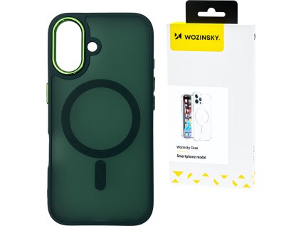 Puzdro Wozinsky Fashion MagSafe pre Samsung Galaxy S25 Ultra – zelené