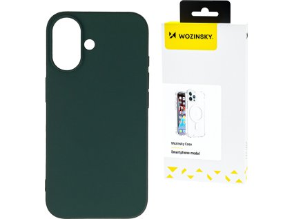 Silikónový kryt Wozinsky, flexibilný silikón, pre Samsung Galaxy S25 Ultra - zelený