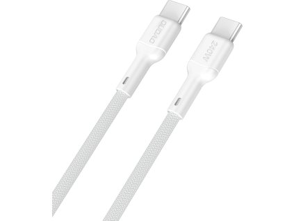 Kabel Dudao L9C Max 240W PD USB-C - USB-C 2m - bílý