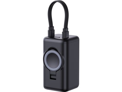 Bezdrátová powerbanka Joyroom JR-W13 5000mAh pro Apple Watch + USB-C a Lightning – černá
