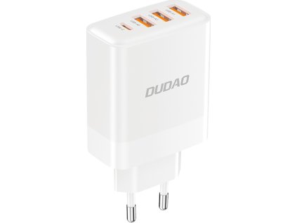 Síťová nabíječka Dudao A5HEU 3x USB-A 1x USB-C PD20W - bílá