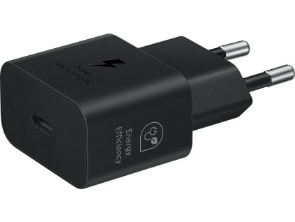 Nabíječka Samsung EP-T2510NBEGEU 25W SFC USB-C GaN do zásuvky - černá