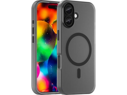 Magnetický abrazivní kryt pro iPhone 17 kompatibilní s MagSafe - matně černý