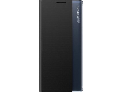 Kryt s funkcí uspání a stojánku pro Samsung Galaxy S25 Edge - černý