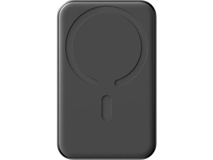 Powerbank Joyroom JR-W020 Mini 5000mAh USB-A USB-C inductive 20W - čierna + USB-C / USB-C cable