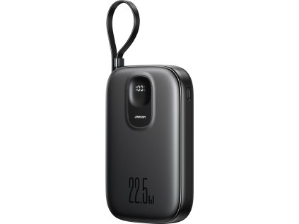 Powerbanka Joyroom JR-PBF17 22,5 W 10 000 mAh s vestavěným kabelem USB-C + 0,25 cm kabelem USB-C - černá