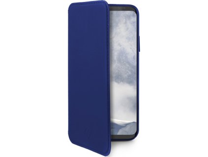 Pouzdro typu kniha CELLY Prestige pro Samsung Galaxy S9 Plus, PU kůže, modré
