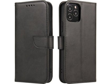 Elegantní pouzdro Magnet Case s klopou a funkcí stojánku pro Motorola Moto G Power 2022, černé