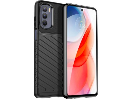 Flexibilní obrněný kryt Thunder Case pro Motorola Moto G Stylus 2022, černý