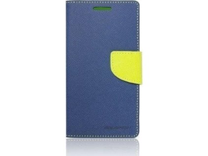 PUZDRO MERCURY FANCY DIARY PRE APPLE IPHONE 11 PRO MODRO/LIMETKOVÉ