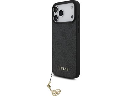 Pouzdro Guess 4G Charms Collection MagSafe pro iPhone 17 Pro Max - černé