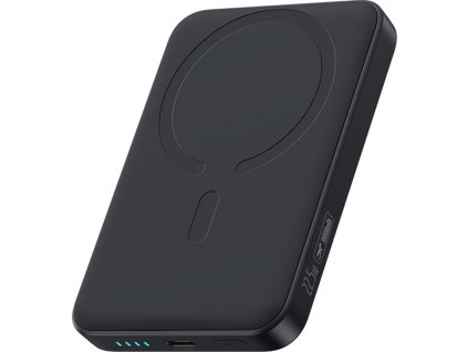 Powerbanka Baseus EnerFill FM11 Ultra-Mini 10000mAh 22,5W kompatibilní s MagSafe s kabelem Baseus Simple USB-C 20V/3A 30cm - černá