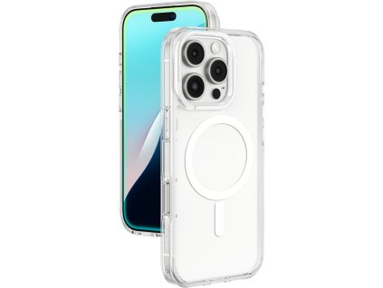 Puzdro AmazingThing Minimal Mag s magnetickým krúžkom pre iPhone 16 Pro – priehľadné