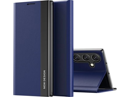 New Sleep Case Flip s funkcí stojánku pro Samsung Galaxy A56 - modrý