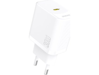 Dudao A27P 30W PD GaN USB-C nástěnná nabíječka - bílá
