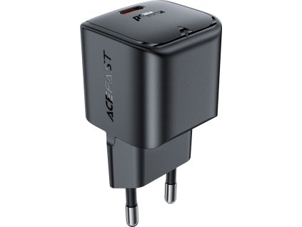 Nabíjačka do siete Acefast A77 Mini PD 30W GaN USB-C - čierna