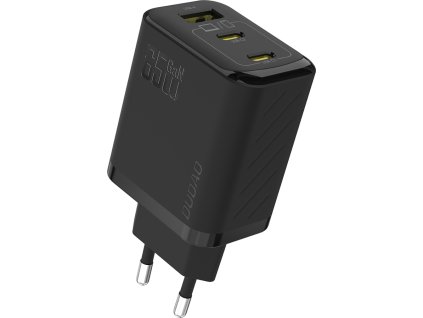 Nabíjačka do siete Dudao A29 65W GaN 2 x USB-C + 1 x USB-A - čierna