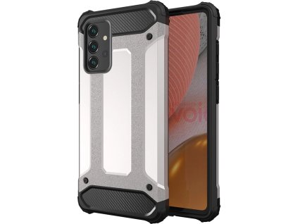 Hybridný pancierový kryt pre Samsung Galaxy A26 – strieborný