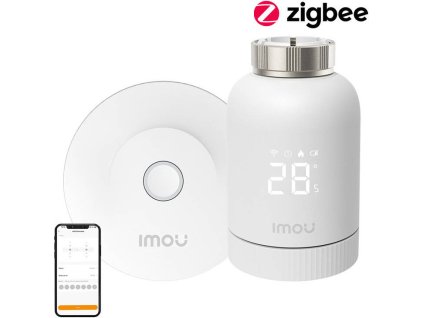 IMOU KIT-TRV1-EU-2 Súprava termostatických hlavíc ZigBee so 6 adaptérmi a bránou